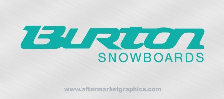 Burton Snowboards Decal